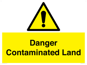 WV13129: Danger Contaminated Land