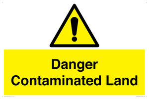 WV13129: Danger Contaminated Land