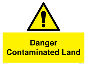 WV13129: Danger Contaminated Land