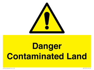 WV13129: Danger Contaminated Land