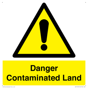 WV13129: Danger Contaminated Land