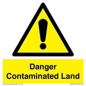 WV13129: Danger Contaminated Land