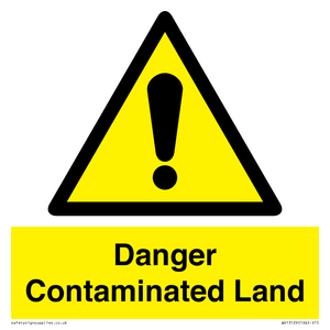 WV13129: Danger Contaminated Land