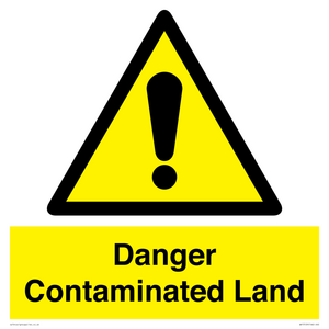 WV13129: Danger Contaminated Land