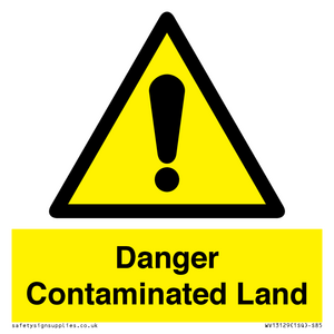 WV13129: Danger Contaminated Land