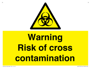 WV13135: Warning risk of cross contamination