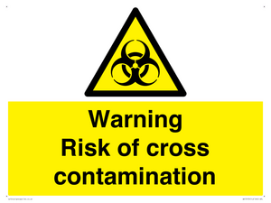 WV13135: Warning risk of cross contamination