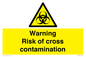 WV13135: Warning risk of cross contamination