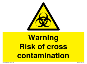WV13135: Warning risk of cross contamination
