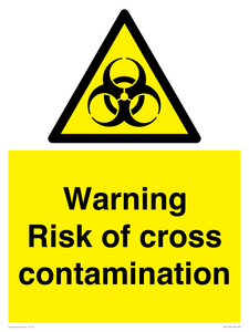 WV13135: Warning risk of cross contamination