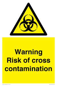 WV13135: Warning risk of cross contamination