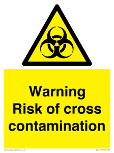 WV13135: Warning risk of cross contamination