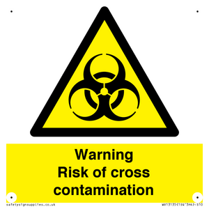WV13135: Warning risk of cross contamination