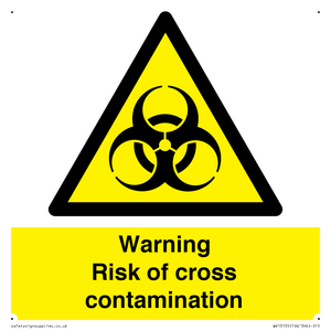 WV13135: Warning risk of cross contamination