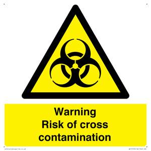 WV13135: Warning risk of cross contamination