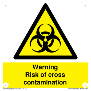 WV13135: Warning risk of cross contamination