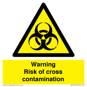 WV13135: Warning risk of cross contamination