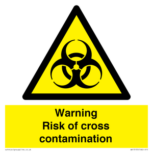 WV13135: Warning risk of cross contamination