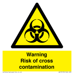 WV13135: Warning risk of cross contamination
