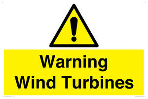 WV13141: Warning wind turbines