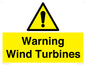 WV13141: Warning wind turbines