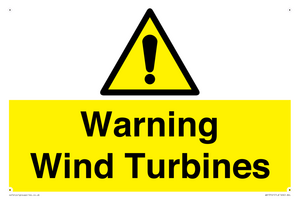 WV13141: Warning wind turbines