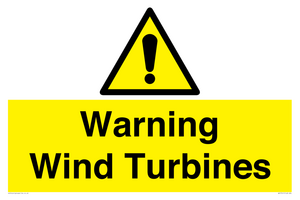 WV13141: Warning wind turbines