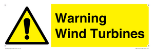 WV13141: Warning wind turbines