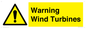 WV13141: Warning wind turbines