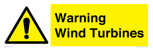 WV13141: Warning wind turbines