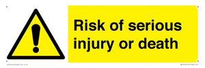WV13143: Risk of serious injury or death