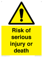 WV13143: Risk of serious injury or death