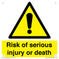 WV13143: Risk of serious injury or death