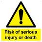 WV13143: Risk of serious injury or death