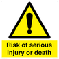 WV13143: Risk of serious injury or death