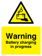 WV132: danger battery charging in progress