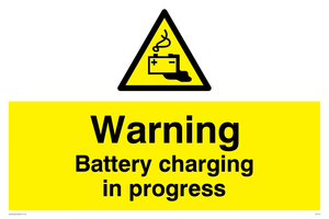 WV132: danger battery charging in progress