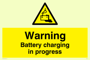 WV132: danger battery charging in progress