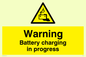 WV132: danger battery charging in progress