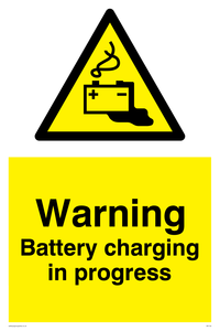 WV132: danger battery charging in progress