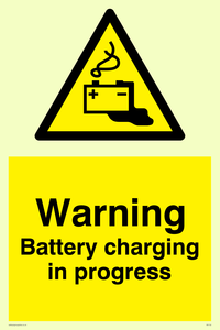 WV132: danger battery charging in progress