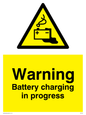 WV132: danger battery charging in progress