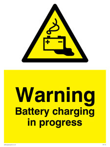 WV132: danger battery charging in progress