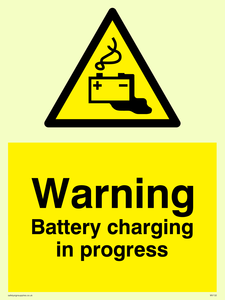WV132: danger battery charging in progress