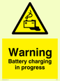 WV132: danger battery charging in progress
