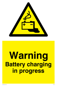 WV132: danger battery charging in progress
