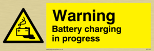 WV132: danger battery charging in progress