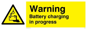 WV132: danger battery charging in progress