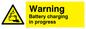 WV132: danger battery charging in progress