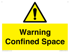 WV13203: Warning Confined Space